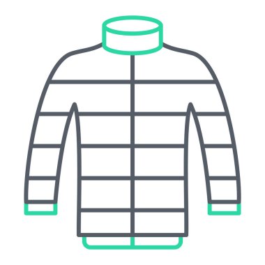 Ceket ikonu. vektör illüstrasyonu