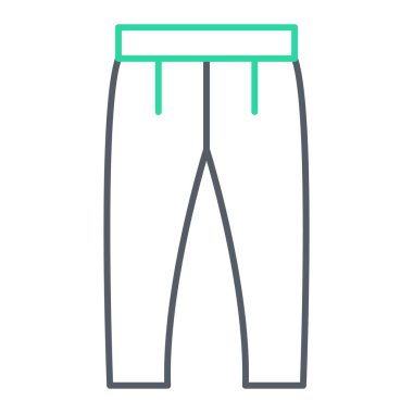 pantolon simgesi vektör illüstrasyonu