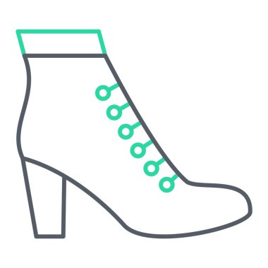 ayakkabı ikonu vektör illüstrasyonu