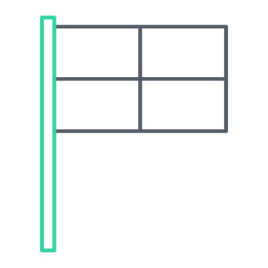 bayrak vektör resimleme tasarımı