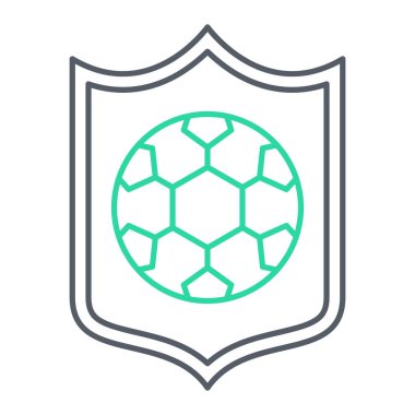 futbol topu ikonu vektör illüstrasyon tasarımı