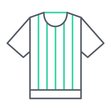 tshirt simgesi vektör illüstrasyonu