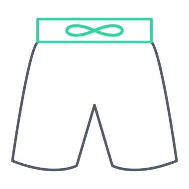 pantolon simgesi vektör illüstrasyonu