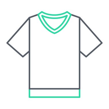 tshirt simgesi vektör illüstrasyonu
