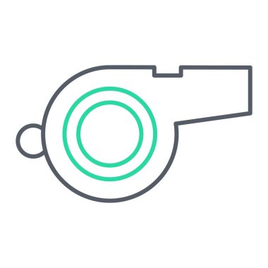 ıslık simgesi vektör illüstrasyonu