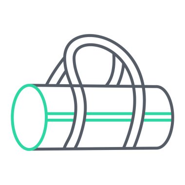 Spor çanta ikonu. Web için havlu vektör simgelerinin özet çizimi