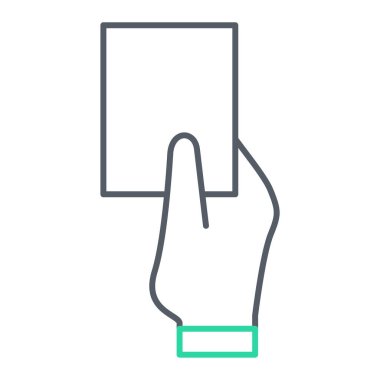 Boş işaret simgesi, vektör illüstrasyonuName