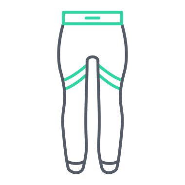 Pantolon. Web simgesi basit illüstrasyon