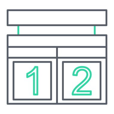 Takvim simgesi vektör illüstrasyonu