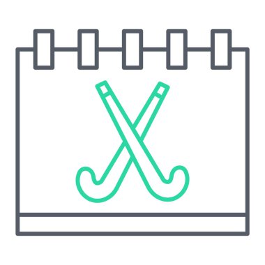 Modern belge simgesinin vektör illüstrasyonu