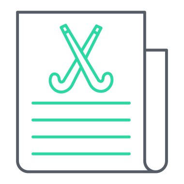 Belge simgesinin vektör illüstrasyonu