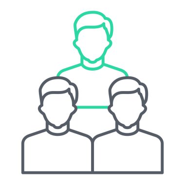 Takım simgesi vektör illüstrasyonu