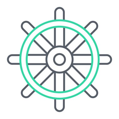 direksiyon simgesi vektör illüstrasyonu