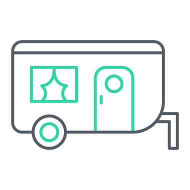 Araba simgesinin vektör illüstrasyonu