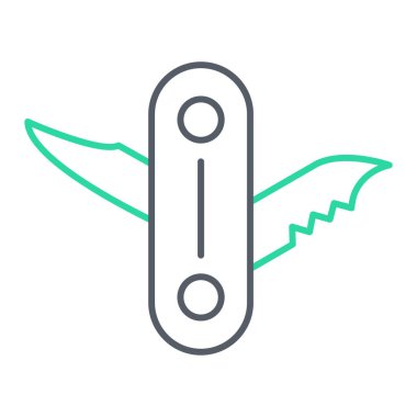 bıçak simgesi vektör illüstrasyonu