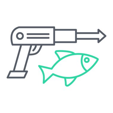 Balık kancası ikonu. Beyaz arkaplanda izole edilmiş web tasarımı için balık vektör sembolü