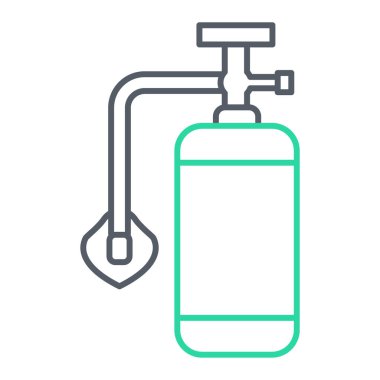 Su pompası simgesinin vektör illüstrasyonu