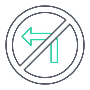 Park yeri simgesi yok. vektör illüstrasyonu