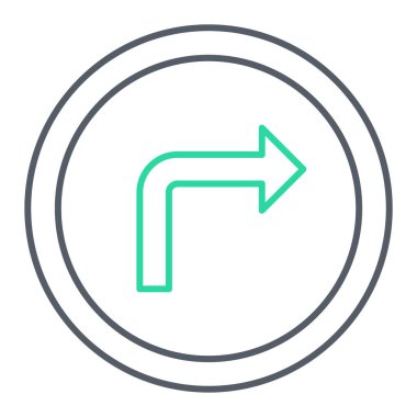 ok simgesinin vektör illüstrasyonu