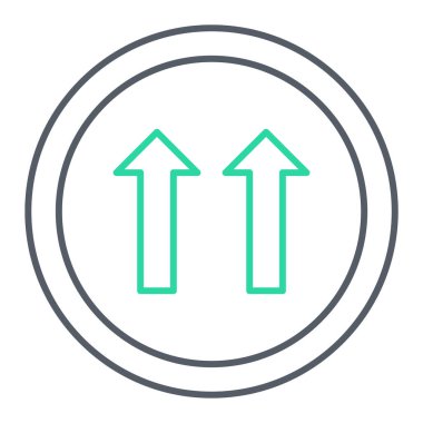 ok simgesinin vektör illüstrasyonu