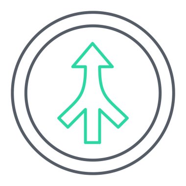 ok simgesi vektör illüstrasyonu