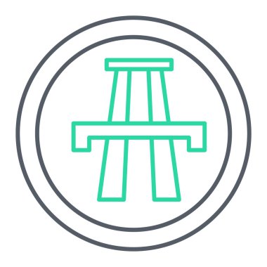 Modern b 'nin vektör illüstrasyonu eksik simgesi