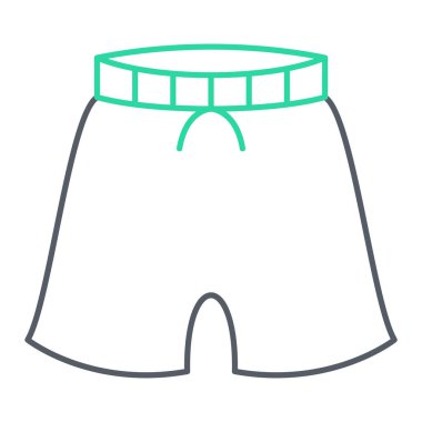 Kadın iç çamaşırı ikonunun vektör illüstrasyonu