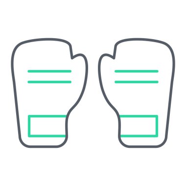 Beyaz arkaplanda çizgi havlusu simgesi izole edildi. vektör illüstrasyonu