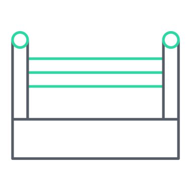 bank ikonu vektör illüstrasyonu