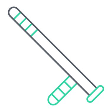 beysbol yarasa simgesi vektör çizimi tasarımı