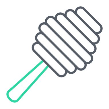 Tek izole edilmiş çikolata ikonunun vektör çizimi