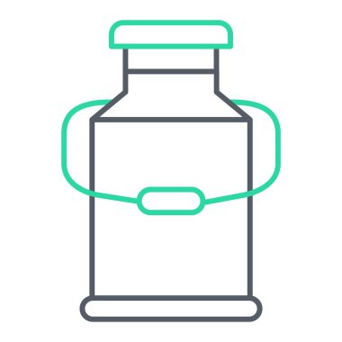 Bira şişesi ikonu. Beyaz arkaplanda izole edilmiş web tasarımı için viski içeceği vektör çizgisi çizelgesi