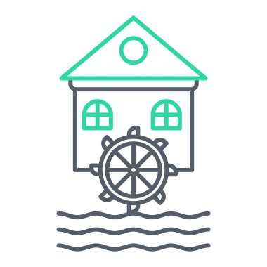 Basit bir simgenin vektör illüstrasyonu