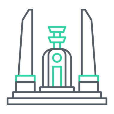 Bina simgesi. vektör illüstrasyonu