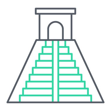 Bina simgesi. vektör illüstrasyonu