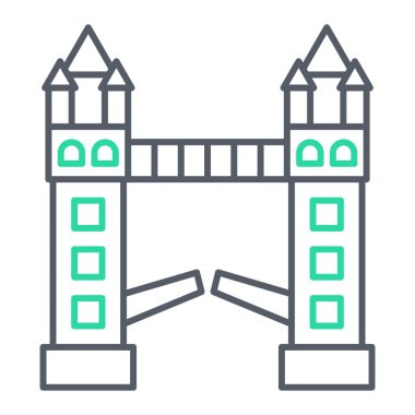 Kale simgesinin vektör illüstrasyonu