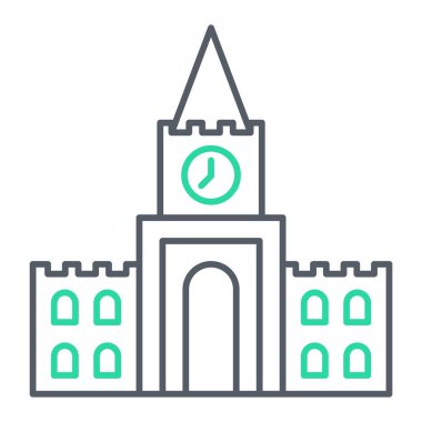 Kilise ikonu. Vektör İllüstrasyonu