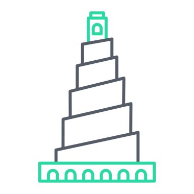 Yapı simgesinin vektör illüstrasyonu