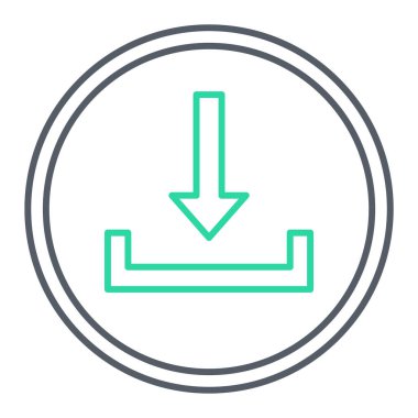 Simge indir, vektör illüstrasyonu