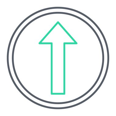 ok simgesi vektör illüstrasyonu