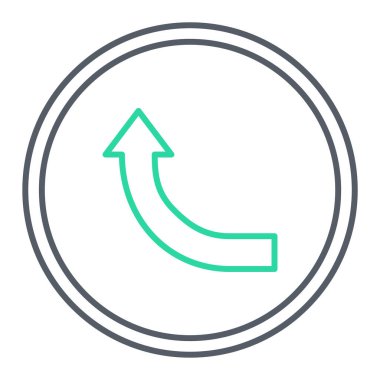 ok simgesinin vektör illüstrasyonu