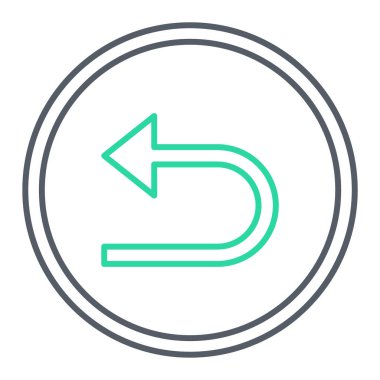 Web, mobil ve bilgi grafikleri için ok çizgisi simgesi. Şeffaf arkaplanda izole edilmiş beyaz vektör doğrusal düğmesi