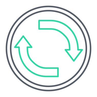 ok simgesinin vektör illüstrasyonu