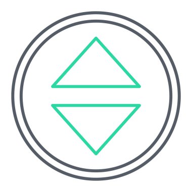 ok simgesinin vektör illüstrasyonu