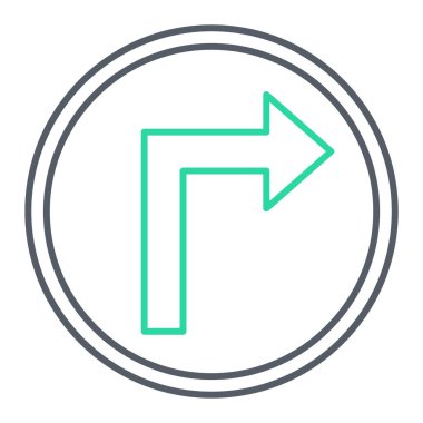 ok simgesinin vektör illüstrasyonu