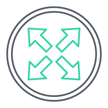 ok simgesi vektör illüstrasyonu