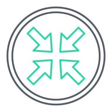 Ok simgesi. vektör illüstrasyonu