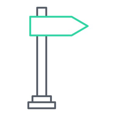 işaret posta simgesi vektör illüstrasyonu