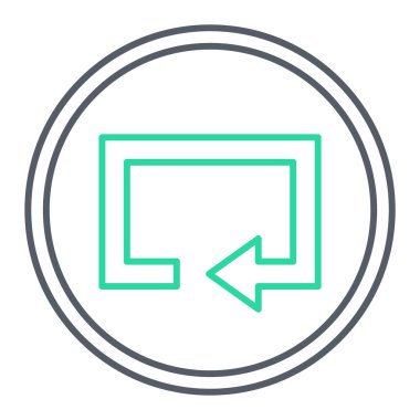 ok simgesinin vektör illüstrasyonu