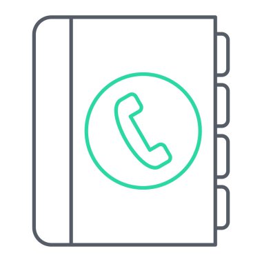 kitap simgesi vektör illüstrasyonu